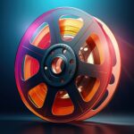 3d-round-movie-reel